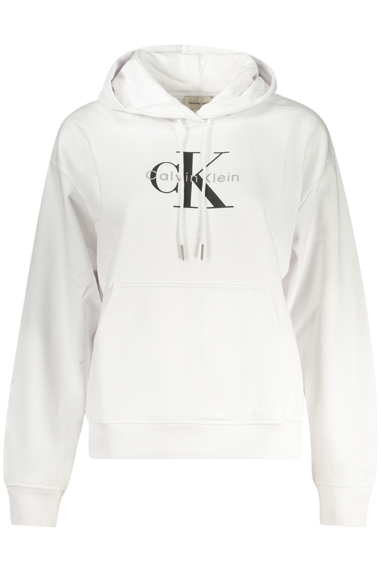 Φούτερ με κουκούλα Calvin Klein για γυναίκες – Λευκό
