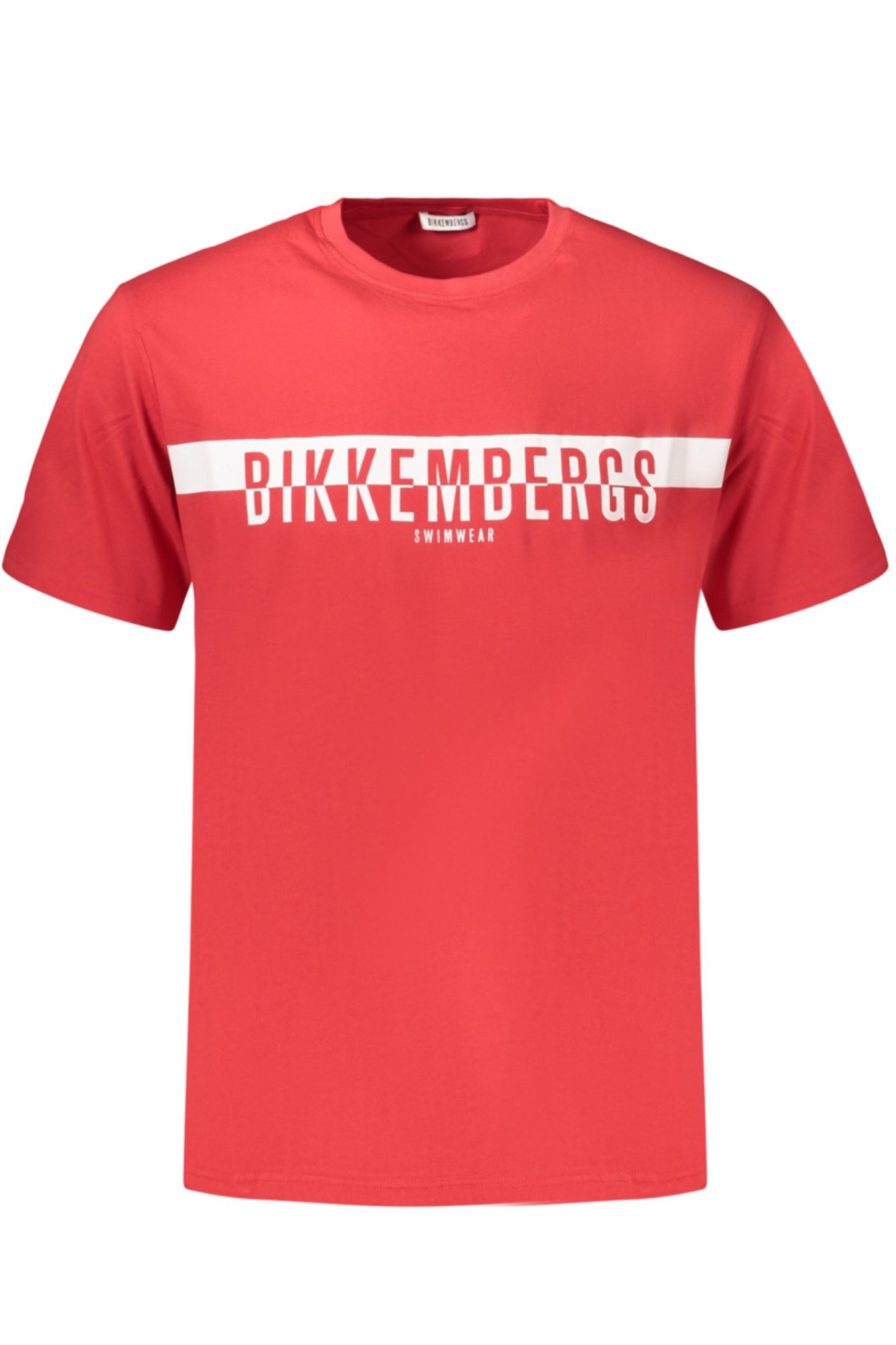 T-shirt Bikkembergs για άνδρες – Κόκκινο