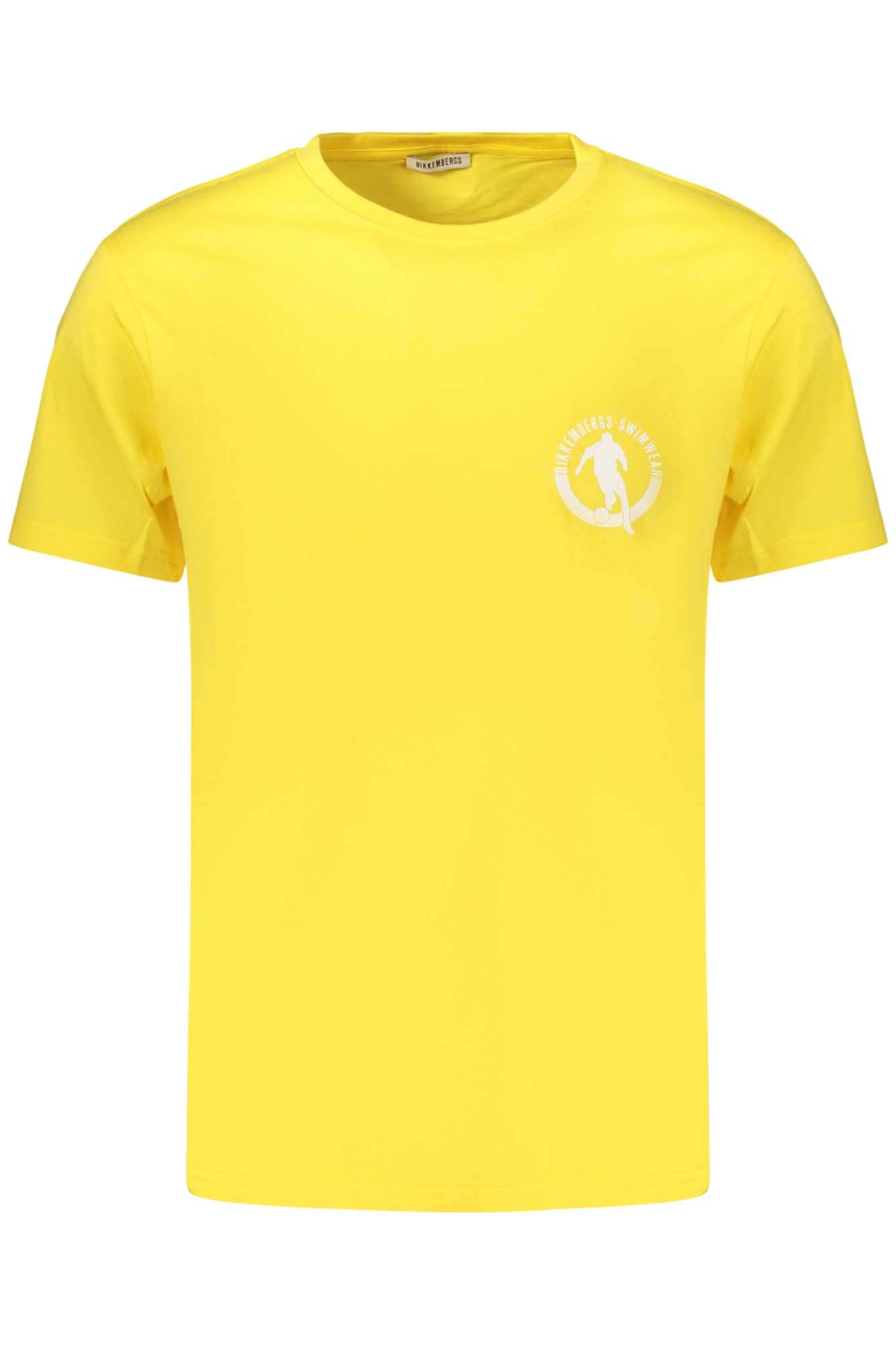 T-shirt Bikkembergs για άνδρες – Κίτρινο