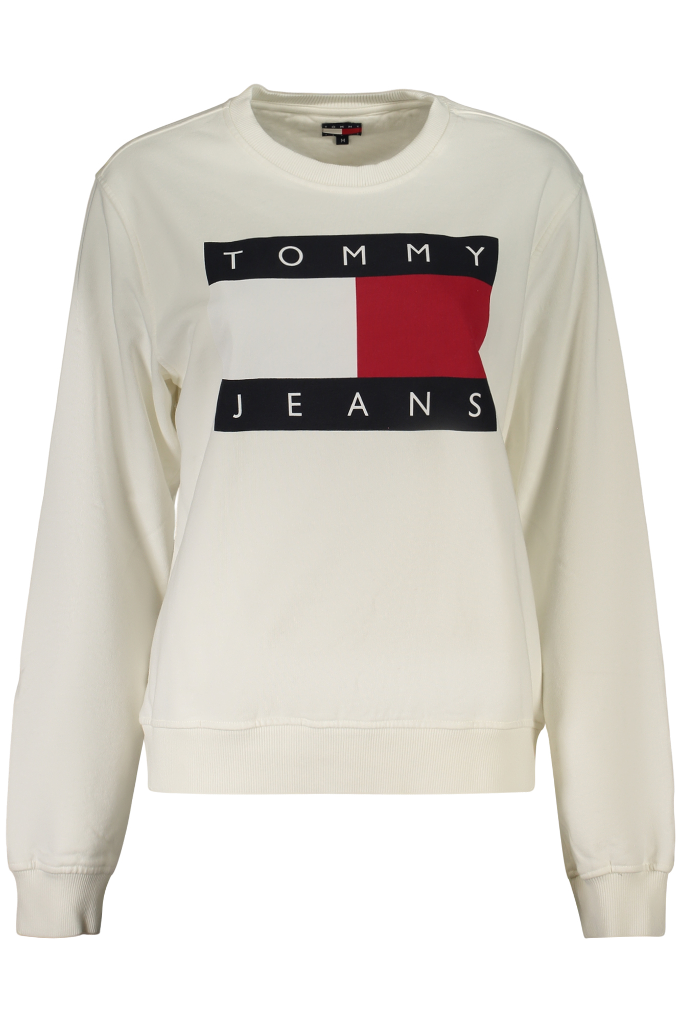 Φούτερ με κουκούλα Tommy Hilfiger για γυναίκες – Λευκό