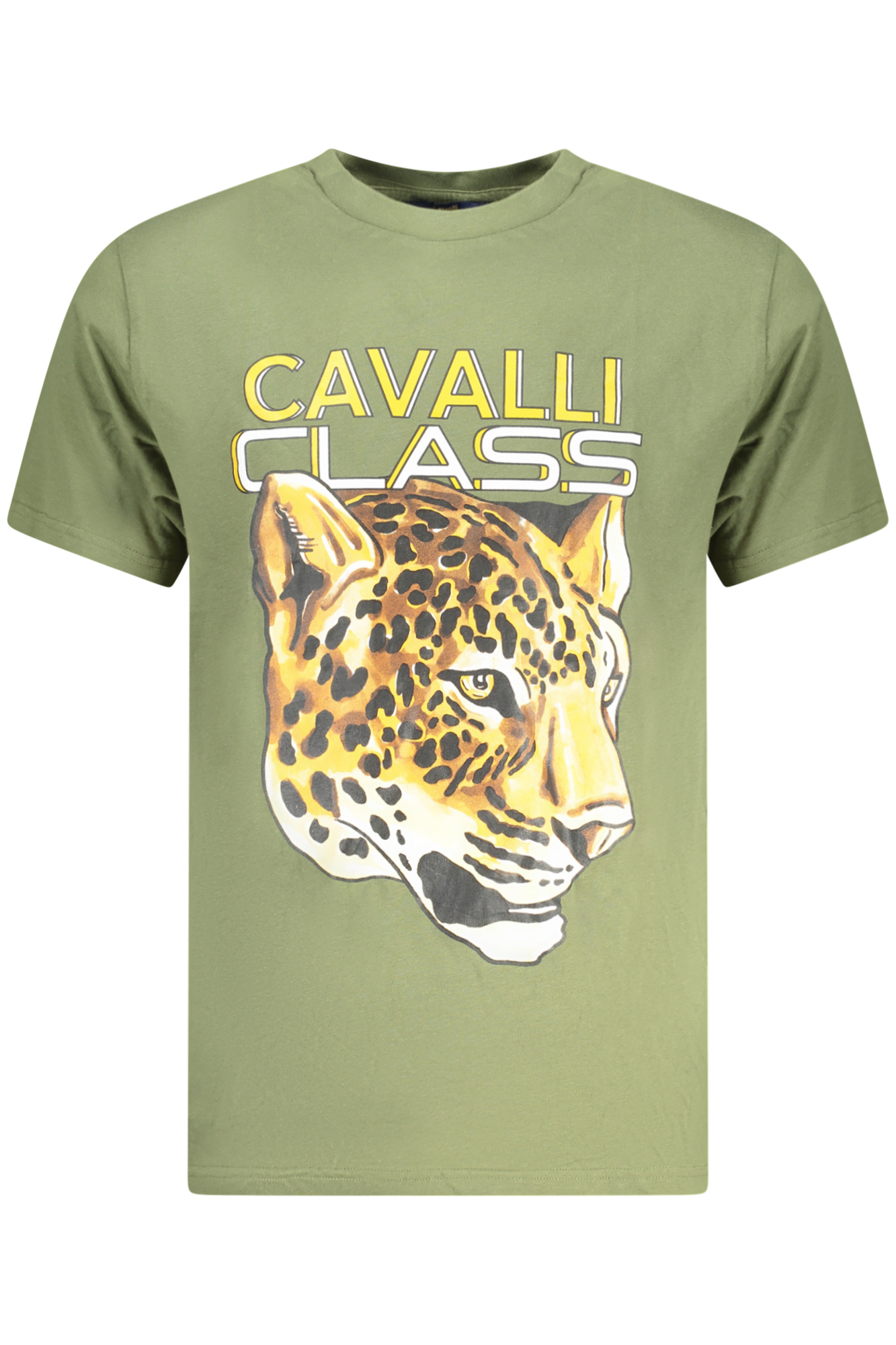 T-shirt Cavalli Class για άνδρες – Πράσινο
