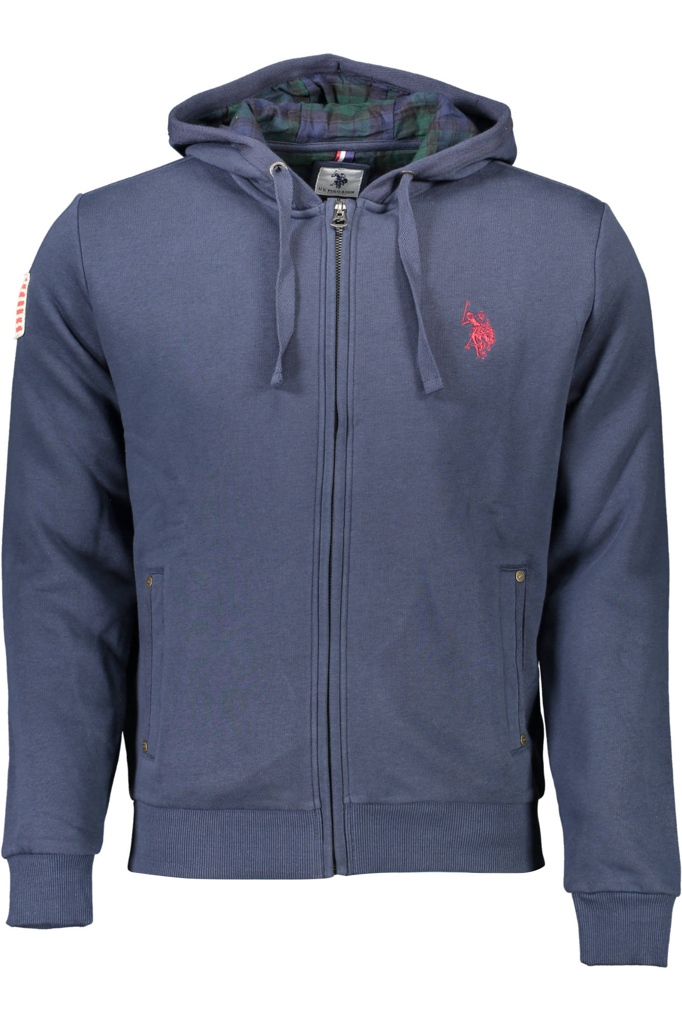 Ζακέτα φούτερ U.S. Polo Assn. για άνδρες – Μπλε