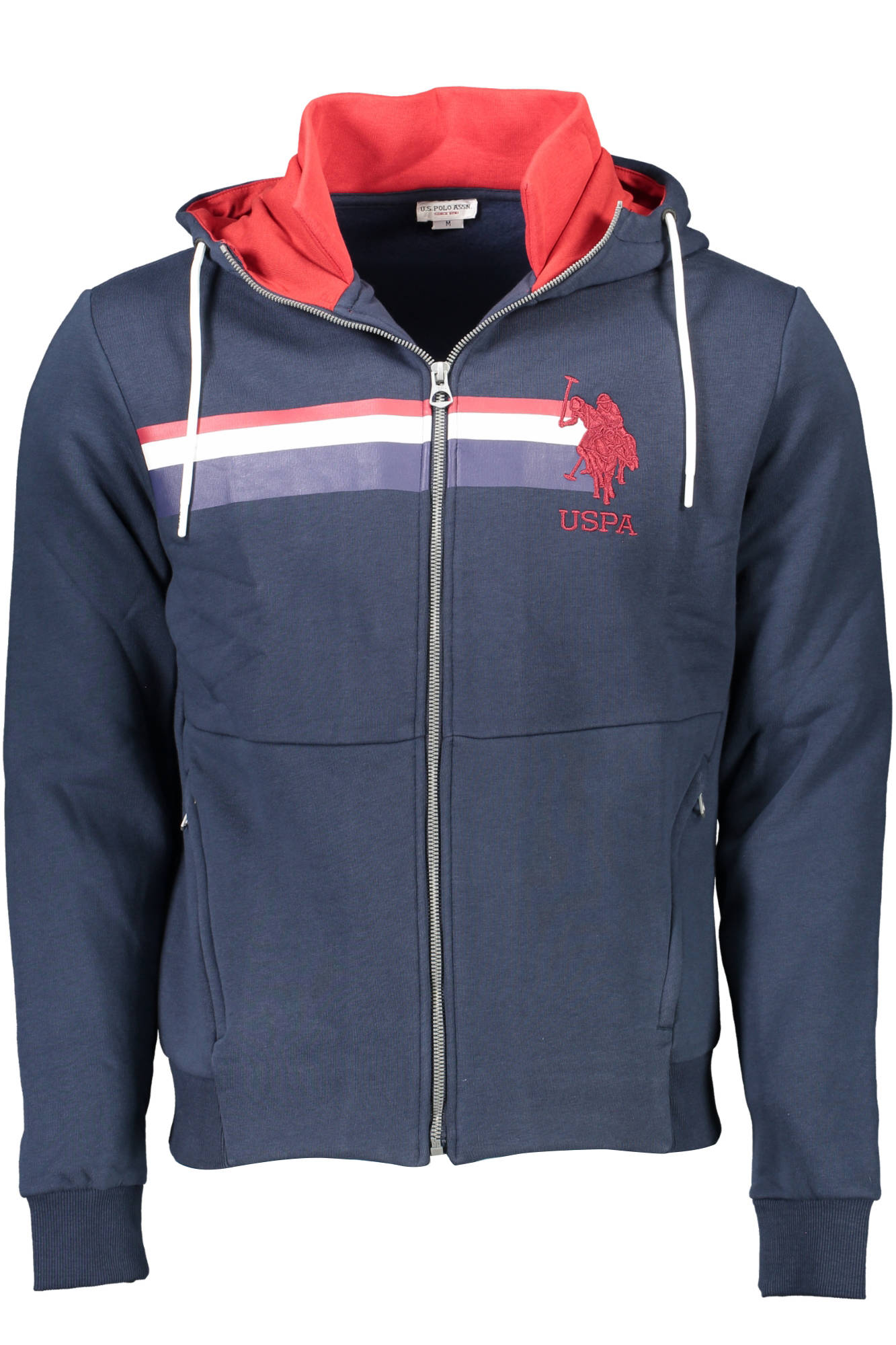 Ζακέτα φούτερ U.S. Polo Assn. για άνδρες – Μπλε
