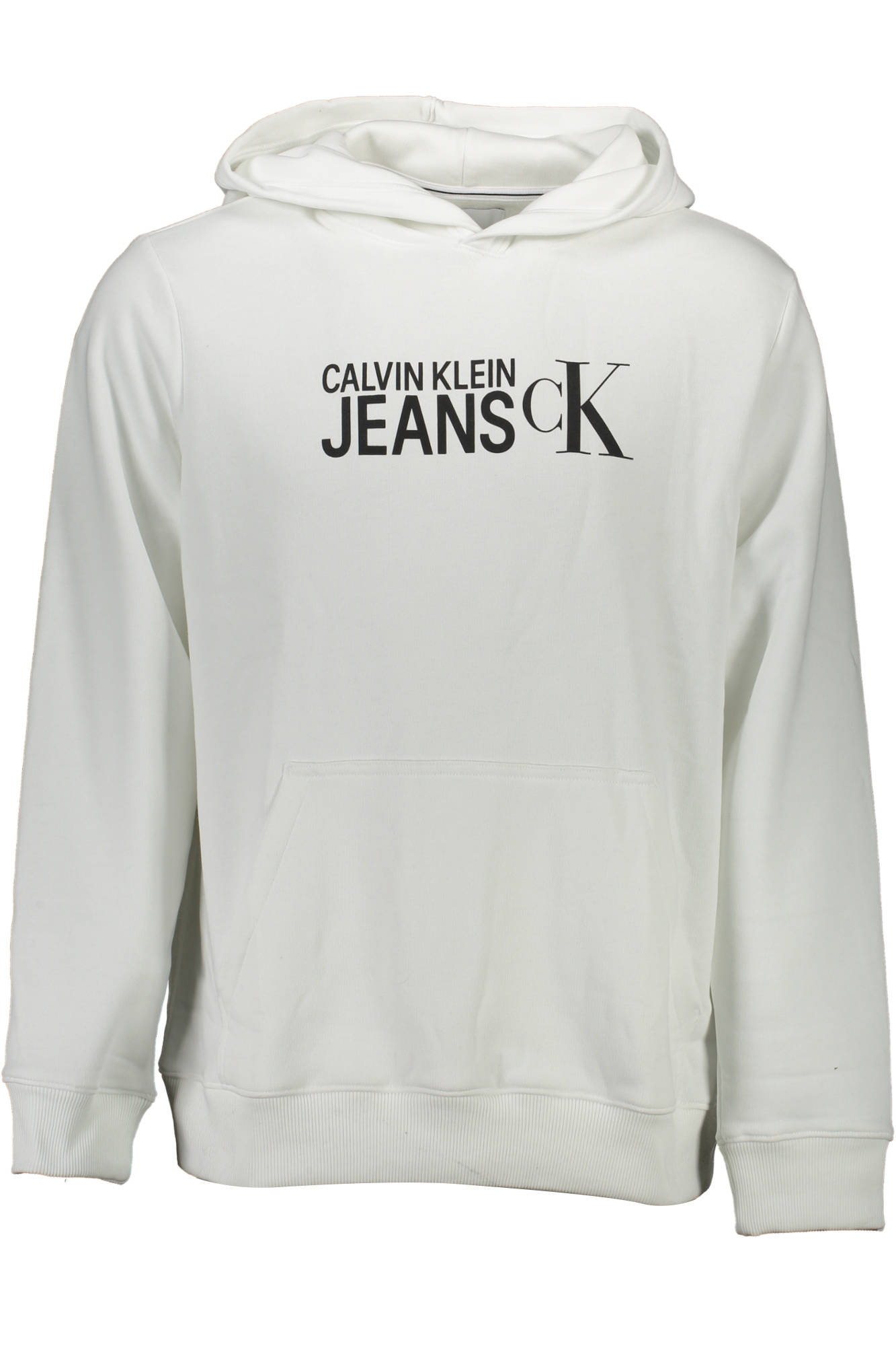 Φούτερ με κουκούλα Calvin Klein για άνδρες – Λευκό