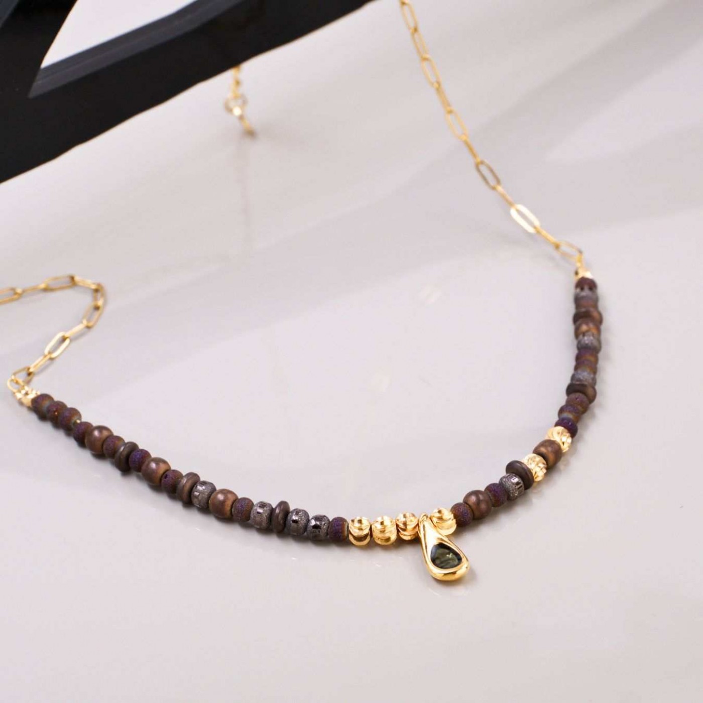 Κολιέ Toolittle – Hematite Jewelry: Χειροποίητο
