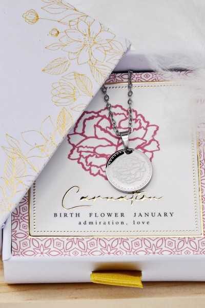 Κολιέ Toolittle – Birth Flower - Carnation for January