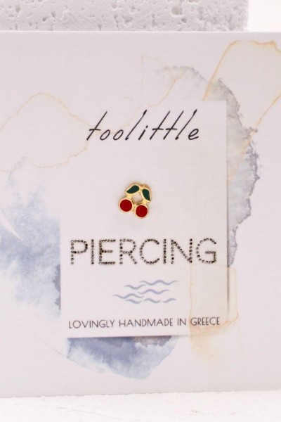 Σκουλαρίκι piercing Toolittle – Σκουλαρίκι Piercing Ατσάλι Cherries