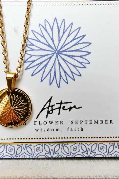 Κολιέ Toolittle – Birth Flower - Aster for September