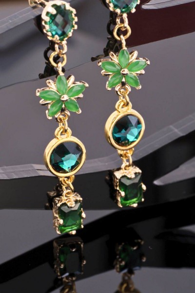Σκουλαρίκια Toolittle – Crystal Collection: Λουλούδι
