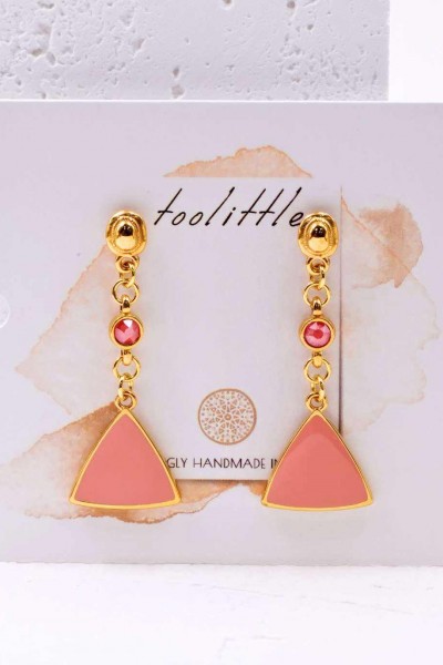Σκουλαρίκια Toolittle – με Κρύσταλλα & Σμάλτο