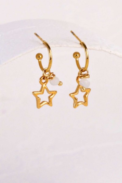 Σκουλαρίκια Toolittle – Stainless Steel Jewelry: Κρίκοι Αστέρι