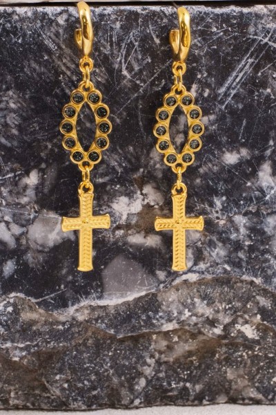 Σκουλαρίκια Toolittle – Σταυρός
